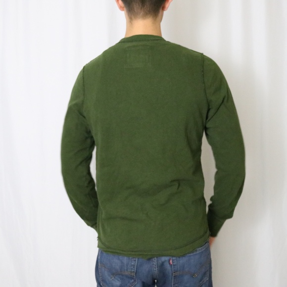 Abercrombie & Fitch men's green sweater -AC - Picture 4 of 5